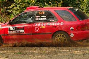 Krishna Gandhi / Jake Baxter Subaru Impreza Wagon on SS2, Thorpe Tower I.