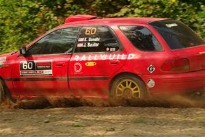 Krishna Gandhi / Jake Baxter Subaru Impreza Wagon on SS2, Thorpe Tower I.