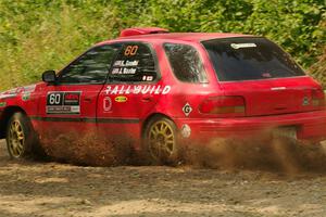 Krishna Gandhi / Jake Baxter Subaru Impreza Wagon on SS2, Thorpe Tower I.