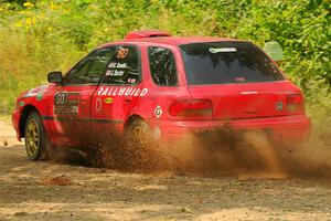 Krishna Gandhi / Jake Baxter Subaru Impreza Wagon on SS2, Thorpe Tower I.