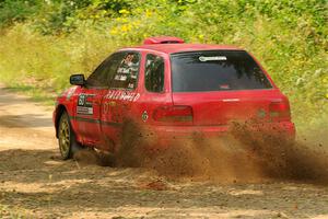 Krishna Gandhi / Jake Baxter Subaru Impreza Wagon on SS2, Thorpe Tower I.