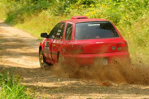 Krishna Gandhi / Jake Baxter Subaru Impreza Wagon on SS2, Thorpe Tower I.