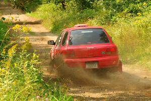 Krishna Gandhi / Jake Baxter Subaru Impreza Wagon on SS2, Thorpe Tower I.