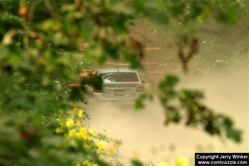 Jamey Randall / Andrew Rausch Subaru WRX on SS2, Thorpe Tower I.