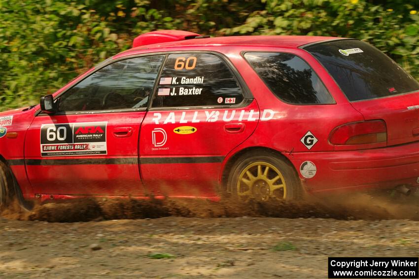 Krishna Gandhi / Jake Baxter Subaru Impreza Wagon on SS2, Thorpe Tower I.