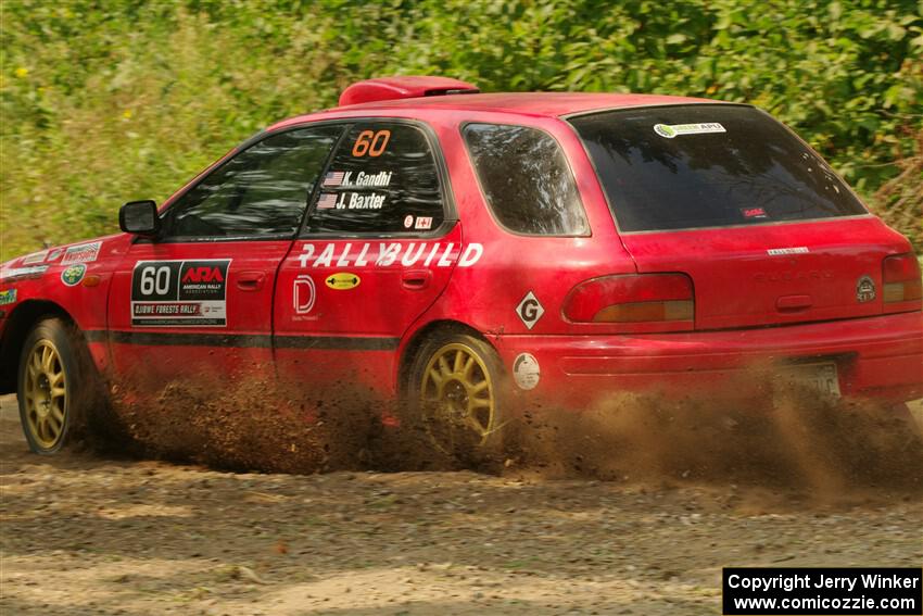 Krishna Gandhi / Jake Baxter Subaru Impreza Wagon on SS2, Thorpe Tower I.