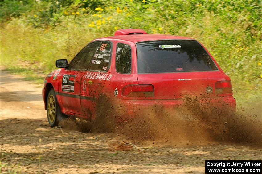 Krishna Gandhi / Jake Baxter Subaru Impreza Wagon on SS2, Thorpe Tower I.