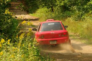 Krishna Gandhi / Jake Baxter Subaru Impreza Wagon on SS2, Thorpe Tower I.