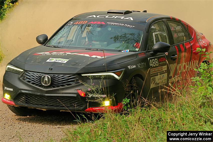 John Sharps / Oliver Kokenge Acura Integra on SS2, Thorpe Tower I.