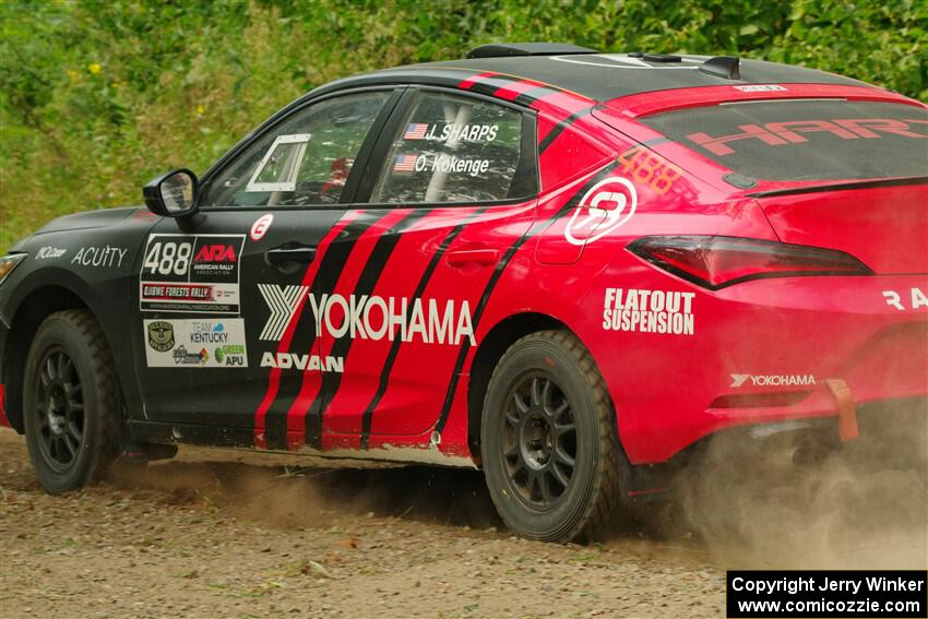 John Sharps / Oliver Kokenge Acura Integra on SS2, Thorpe Tower I.