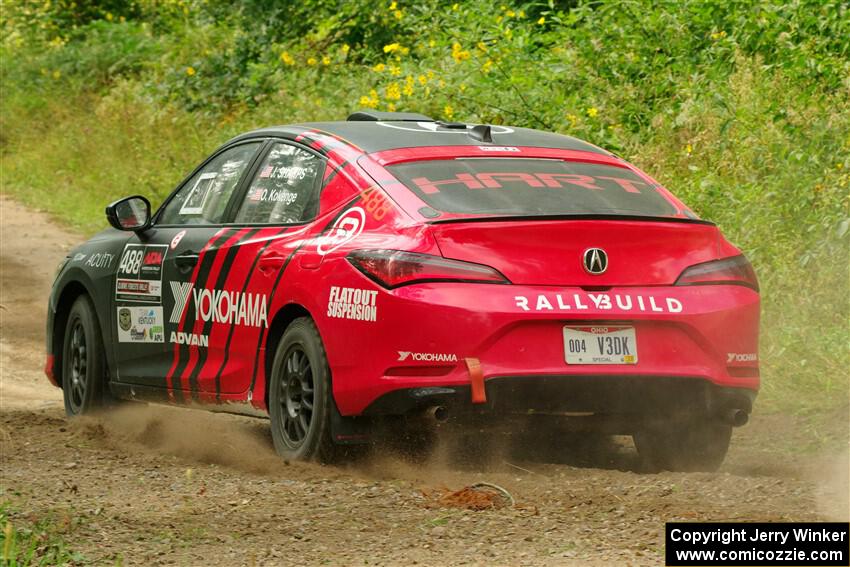 John Sharps / Oliver Kokenge Acura Integra on SS2, Thorpe Tower I.