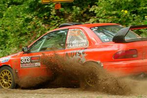 Travis Mattonen / Anikka Nykanen Subaru Impreza on SS2, Thorpe Tower I.