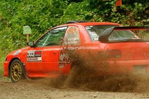 Travis Mattonen / Anikka Nykanen Subaru Impreza on SS2, Thorpe Tower I.