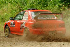 Travis Mattonen / Anikka Nykanen Subaru Impreza on SS2, Thorpe Tower I.