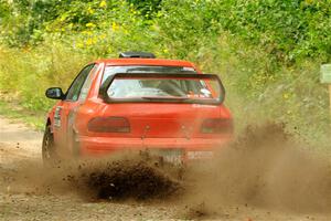 Travis Mattonen / Anikka Nykanen Subaru Impreza on SS2, Thorpe Tower I.