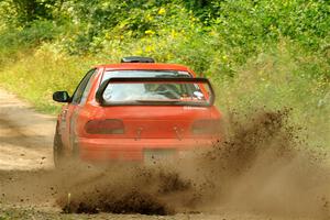 Travis Mattonen / Anikka Nykanen Subaru Impreza on SS2, Thorpe Tower I.