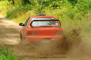 Travis Mattonen / Anikka Nykanen Subaru Impreza on SS2, Thorpe Tower I.