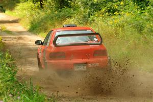 Travis Mattonen / Anikka Nykanen Subaru Impreza on SS2, Thorpe Tower I.