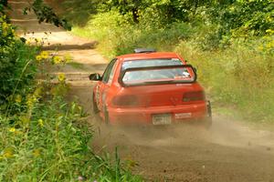 Travis Mattonen / Anikka Nykanen Subaru Impreza on SS2, Thorpe Tower I.