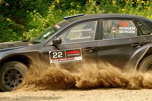 Calvin Bergen / Daryl Bergen Subaru WRX STi on SS2, Thorpe Tower I.