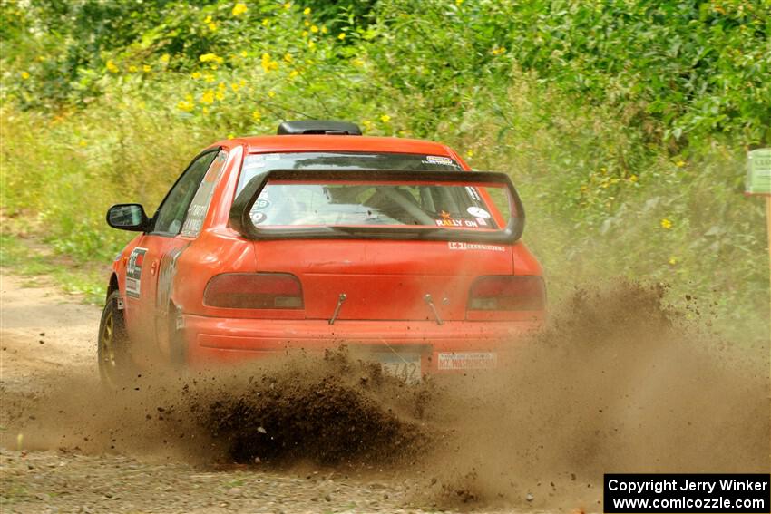 Travis Mattonen / Anikka Nykanen Subaru Impreza on SS2, Thorpe Tower I.