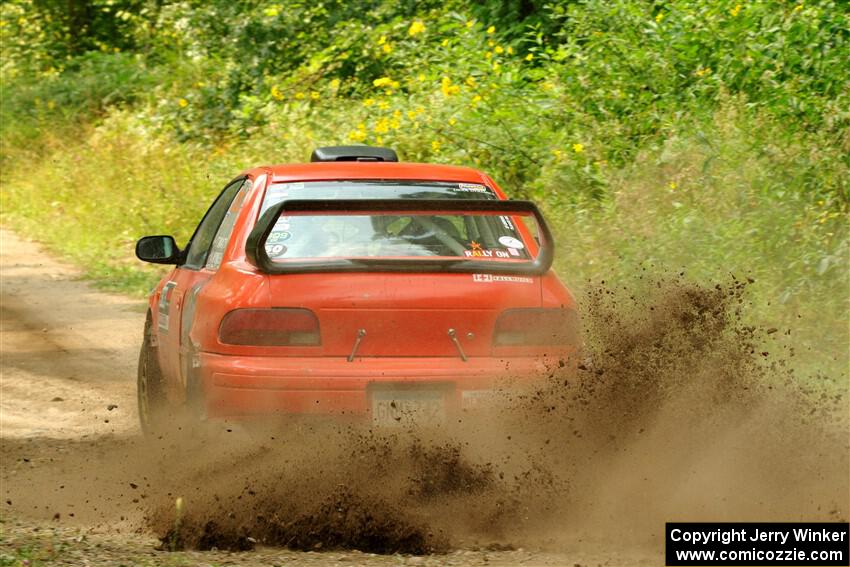 Travis Mattonen / Anikka Nykanen Subaru Impreza on SS2, Thorpe Tower I.