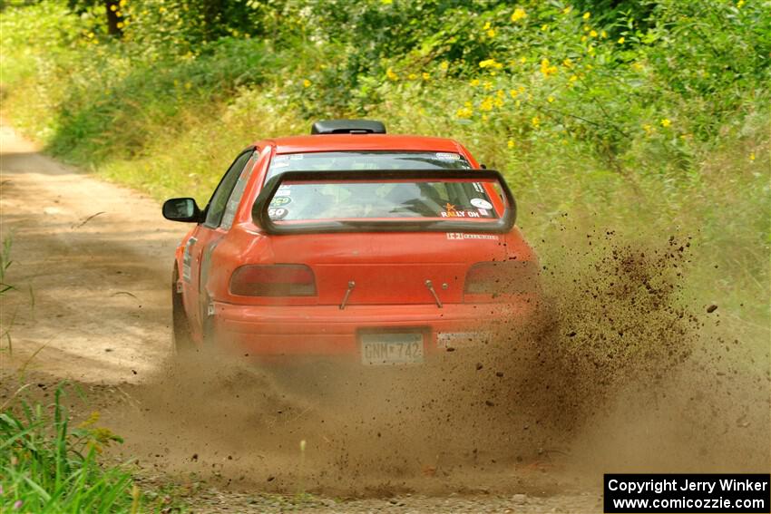 Travis Mattonen / Anikka Nykanen Subaru Impreza on SS2, Thorpe Tower I.