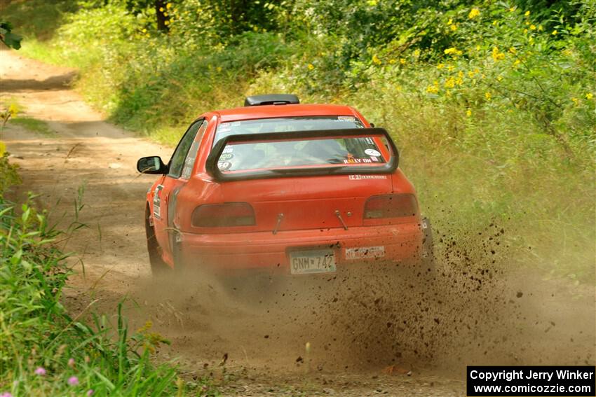 Travis Mattonen / Anikka Nykanen Subaru Impreza on SS2, Thorpe Tower I.