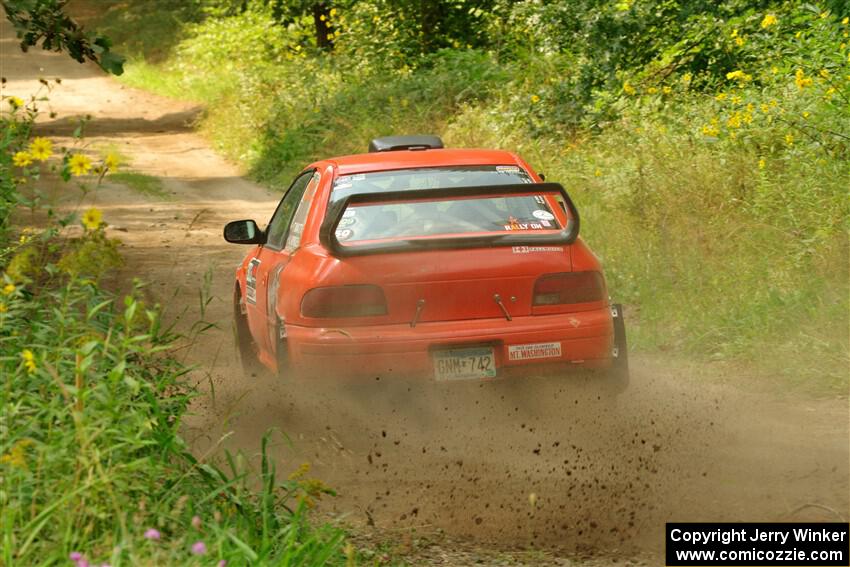 Travis Mattonen / Anikka Nykanen Subaru Impreza on SS2, Thorpe Tower I.