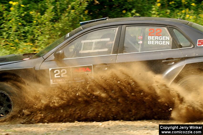 Calvin Bergen / Daryl Bergen Subaru WRX STi on SS2, Thorpe Tower I.