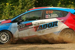 Mark Tabor / Kathryn Hansen Ford Fiesta ST on SS2, Thorpe Tower I.