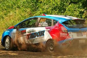 Mark Tabor / Kathryn Hansen Ford Fiesta ST on SS2, Thorpe Tower I.