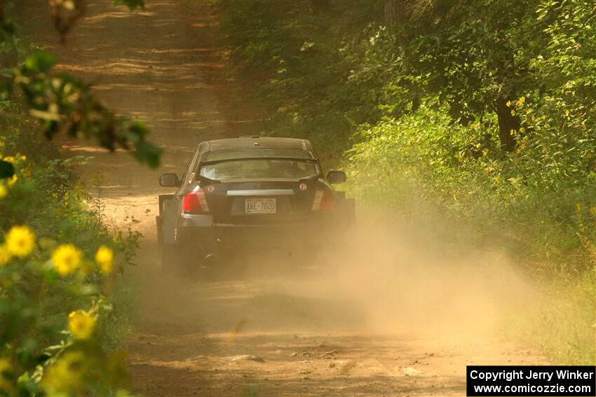 Calvin Bergen / Daryl Bergen Subaru WRX STi on SS2, Thorpe Tower I.