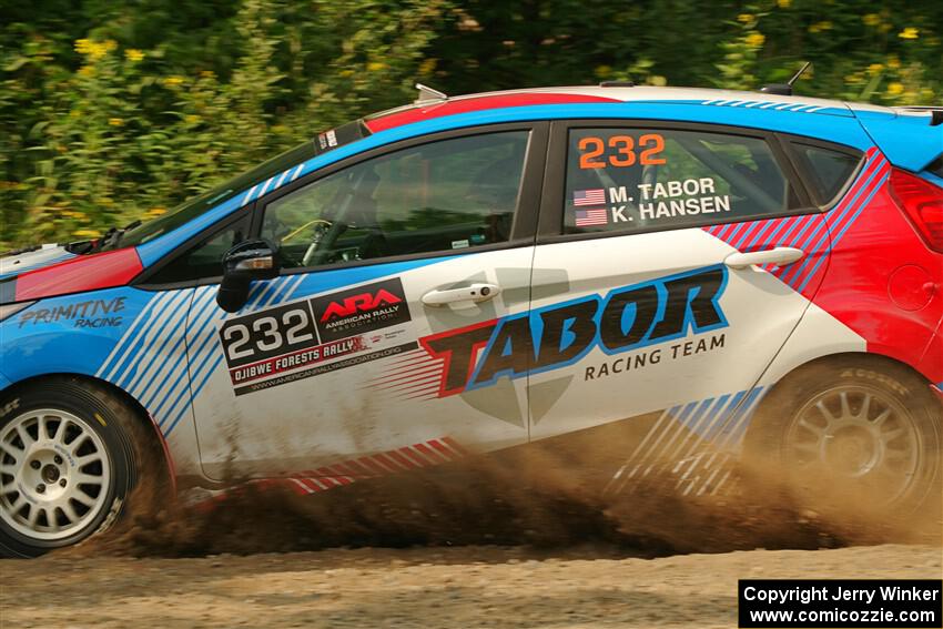 Mark Tabor / Kathryn Hansen Ford Fiesta ST on SS2, Thorpe Tower I.