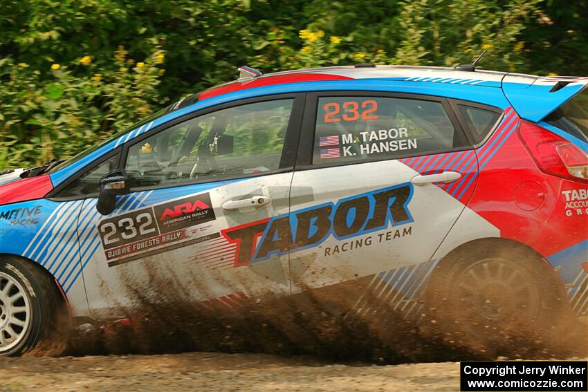 Mark Tabor / Kathryn Hansen Ford Fiesta ST on SS2, Thorpe Tower I.