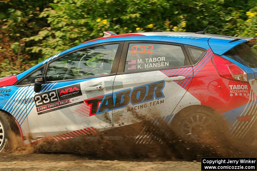 Mark Tabor / Kathryn Hansen Ford Fiesta ST on SS2, Thorpe Tower I.