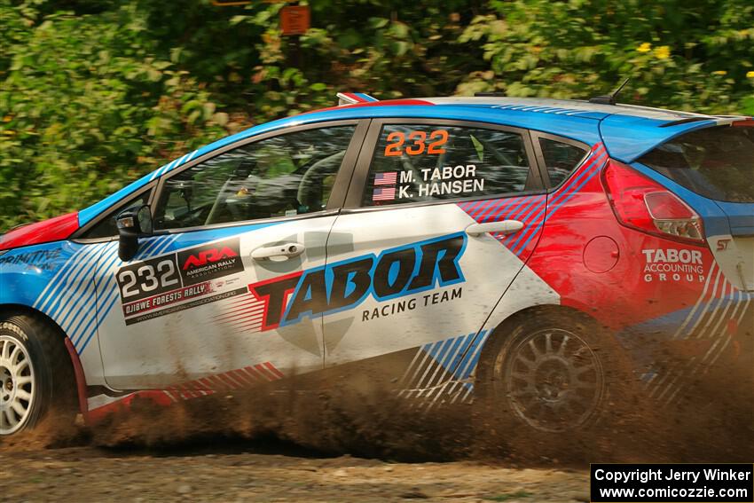 Mark Tabor / Kathryn Hansen Ford Fiesta ST on SS2, Thorpe Tower I.