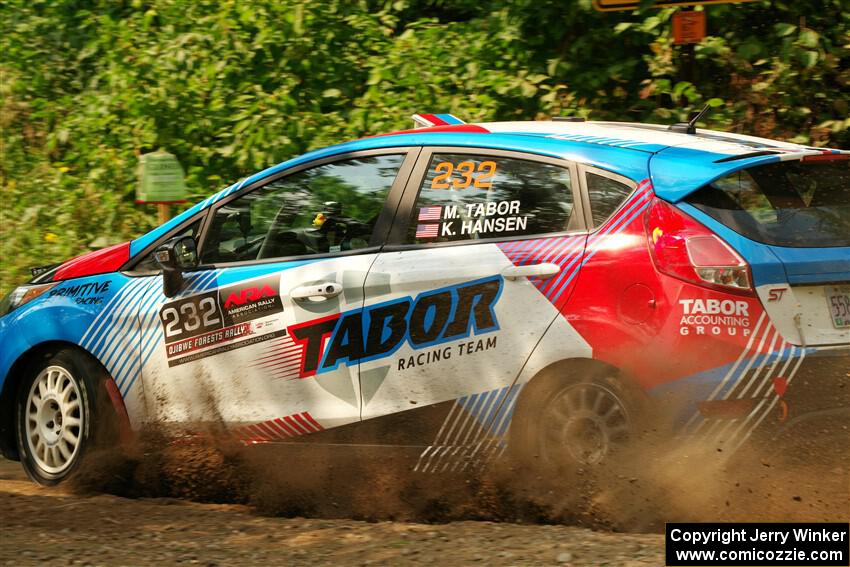 Mark Tabor / Kathryn Hansen Ford Fiesta ST on SS2, Thorpe Tower I.