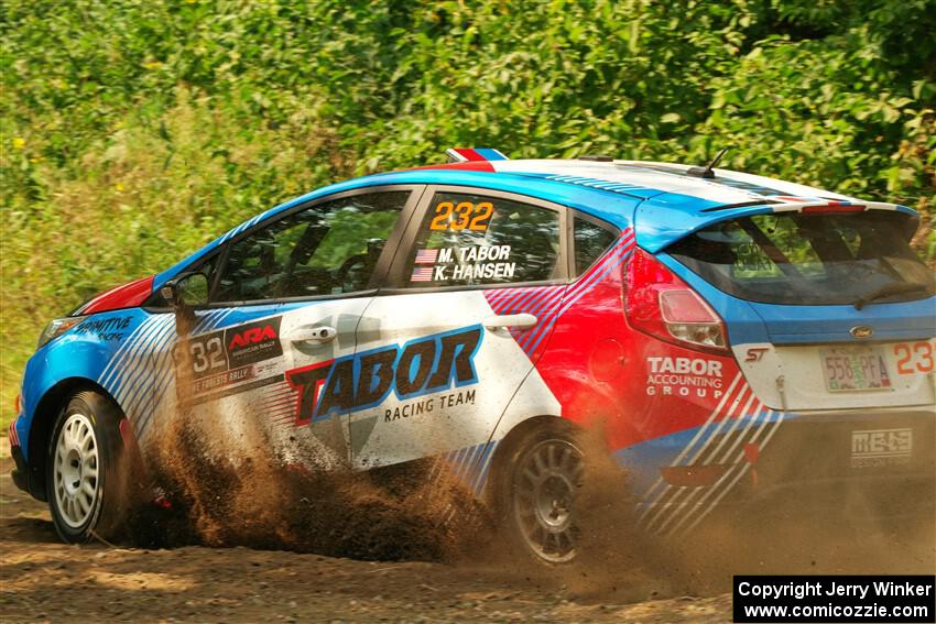 Mark Tabor / Kathryn Hansen Ford Fiesta ST on SS2, Thorpe Tower I.