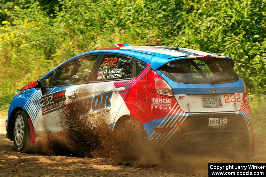 Mark Tabor / Kathryn Hansen Ford Fiesta ST on SS2, Thorpe Tower I.