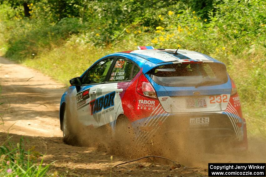 Mark Tabor / Kathryn Hansen Ford Fiesta ST on SS2, Thorpe Tower I.