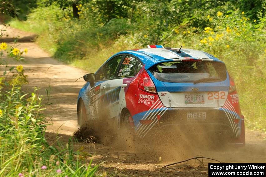 Mark Tabor / Kathryn Hansen Ford Fiesta ST on SS2, Thorpe Tower I.