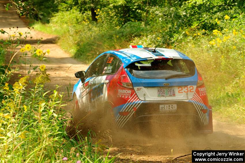 Mark Tabor / Kathryn Hansen Ford Fiesta ST on SS2, Thorpe Tower I.