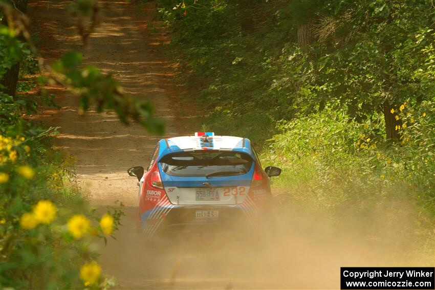 Mark Tabor / Kathryn Hansen Ford Fiesta ST on SS2, Thorpe Tower I.