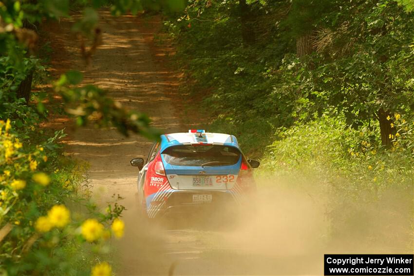 Mark Tabor / Kathryn Hansen Ford Fiesta ST on SS2, Thorpe Tower I.