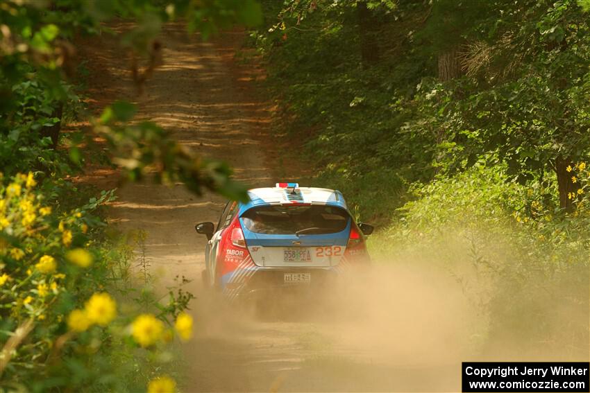 Mark Tabor / Kathryn Hansen Ford Fiesta ST on SS2, Thorpe Tower I.