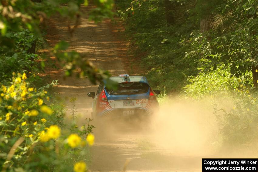 Mark Tabor / Kathryn Hansen Ford Fiesta ST on SS2, Thorpe Tower I.