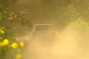 Josh Nykanen / Charlotte Himes VW GTI on SS2, Thorpe Tower I.