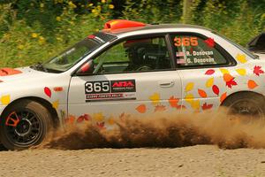 Richard Donovan / Greg Donovan Subaru Impreza on SS2, Thorpe Tower I.