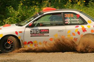 Richard Donovan / Greg Donovan Subaru Impreza on SS2, Thorpe Tower I.